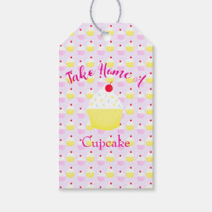 Take Home A Cupcake Baking Birthday Gift Tags