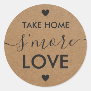 Take Home S'more Love Stickers