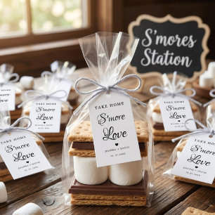 Take Home S'more Love Wedding Sign Gift Tags