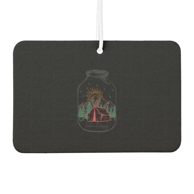 Take It Easy Car Air Freshener (Front)
