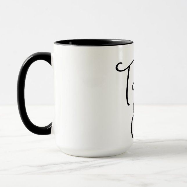 Take it Easy Coffee Mug (Left)