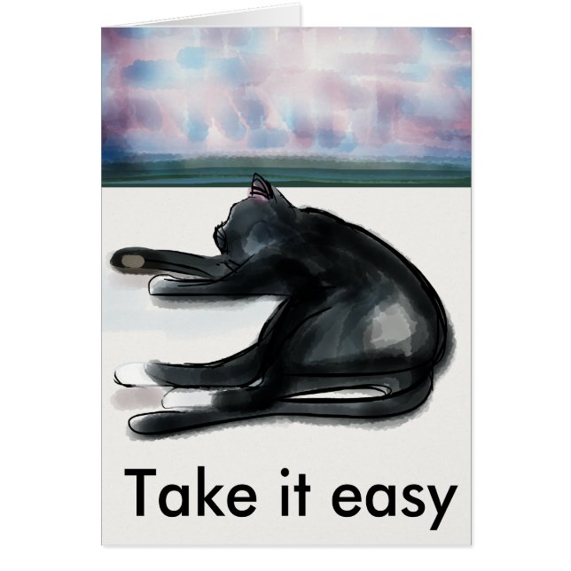Take it easy - rest and relaxation (Front)