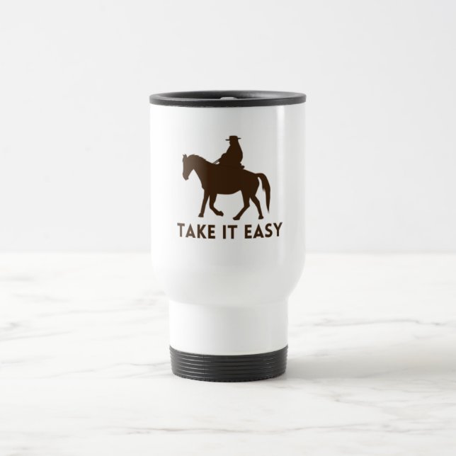 Take It Easy Tumbler Travel Mug (Center)