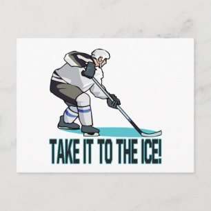 Take It To The Ice Postcard