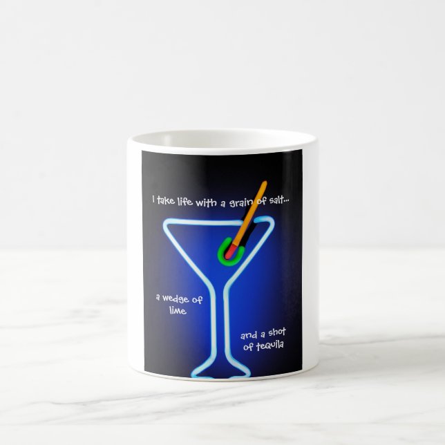 Take Life with a Grain of Salt Coffee Mug (Center)