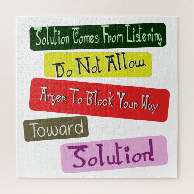 Take Loved-Once Relationship Towards Solution! Buy Jigsaw Puzzle (Vertical)