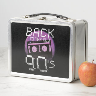 Take Me Back To The Nineties - 90s Cassette Metal Lunch Box
