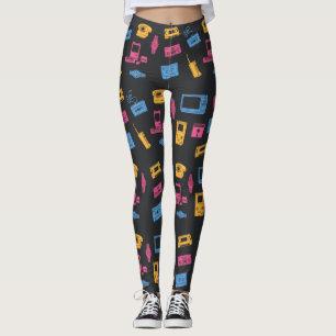 Take Me Back To The Nineties Pattern Leggings