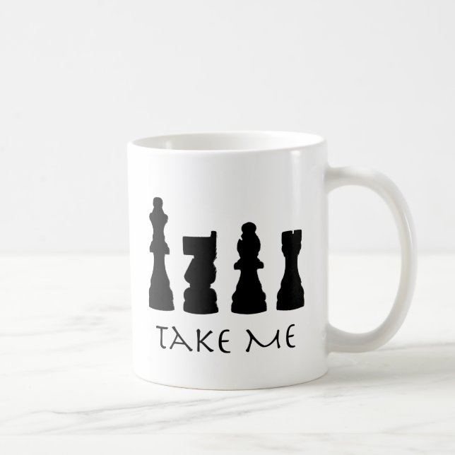 Take me Chess Pieces Coffee Mug (Right)