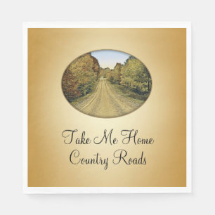 Take Me Home Country Roads - Paper Napkin