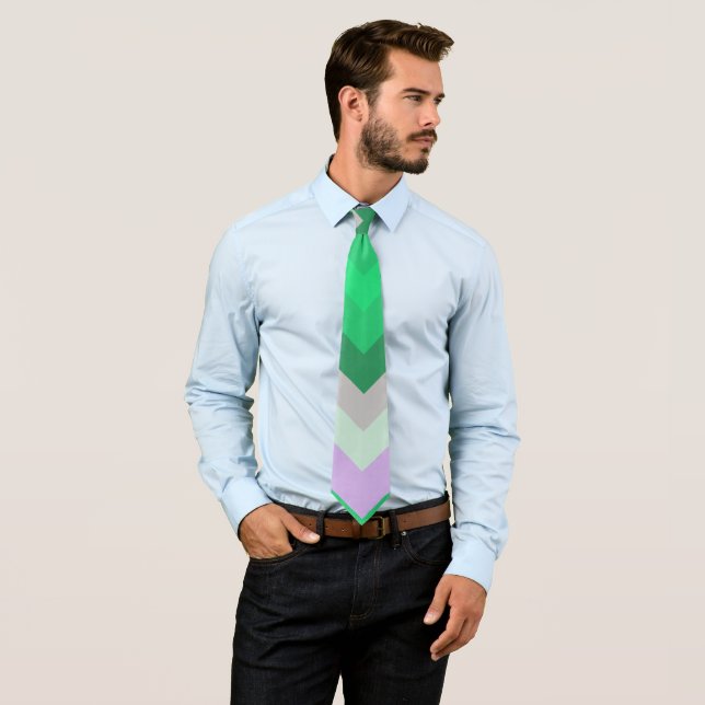 Take Me Home Country Roads (Striped Pattern) Tie (In Situ)