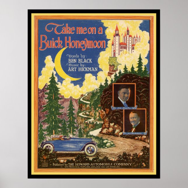 Take me on a Honeymoon Poster (Front)