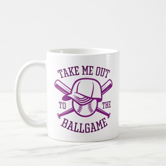Take Me Out To The Ballgame Coffee Mug (Left)