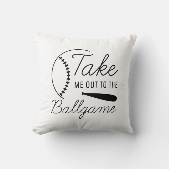 Take Me Out To The Ballgame Cushion (Front)
