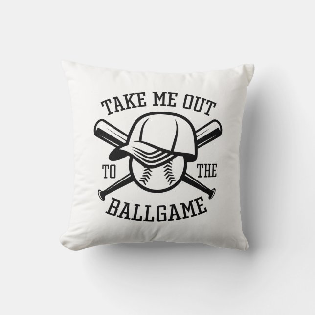 Take Me Out To The Ballgame Cushion (Front)