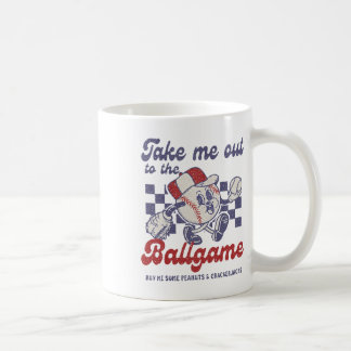 Take Me Out To The Sell Ll Game Softll Vintage _2 Coffee Mug