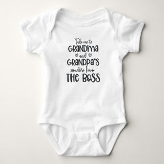 Take Me To Grandma and Grandpa's Baby Bodysuit