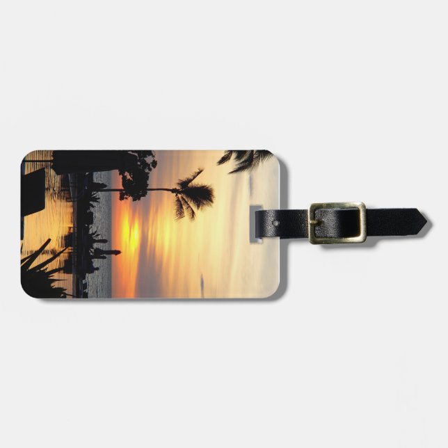 Take Me To Paradise Luggage Tag (Front Horizontal)
