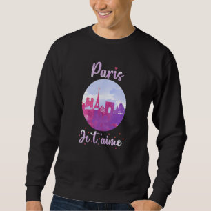 Take Me to Paris Eiffel Tower French Gift for Wome Sweatshirt