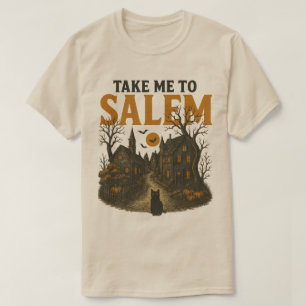 Take me to salem , Retro Halloween , Vintage Hallo T-Shirt