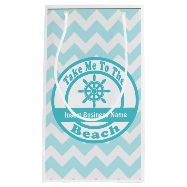 Take Me to the Beach Customisable Gift Bag (Front)