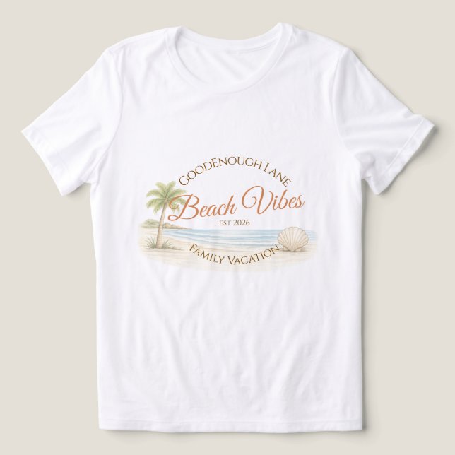 Take Me to the Beach Tri-Blend Shirt (Design Front)