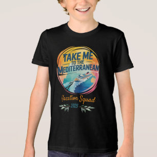 Take Me to the Mediterranean Cruise Vacation Tri-Blend Shirt