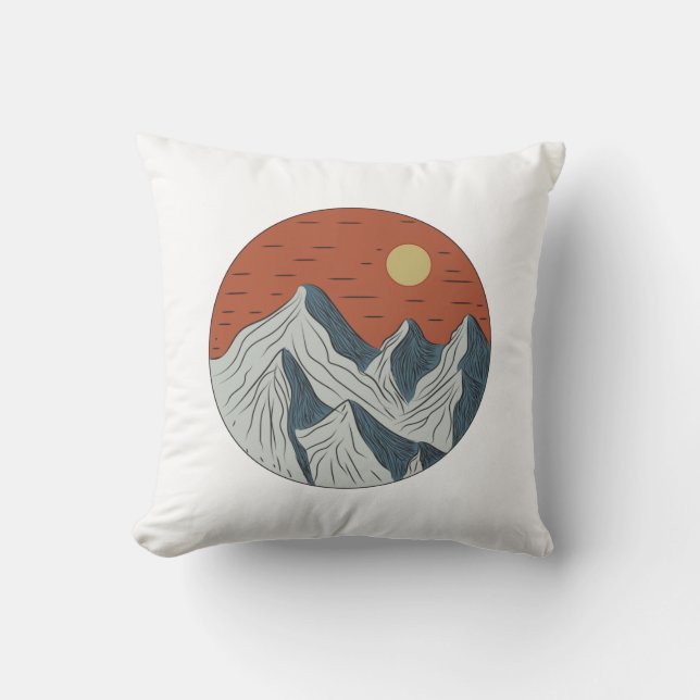 Take me to the mountains cushion (Front)