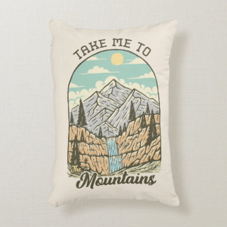 Take Me to the Mountains Decorative Cushion