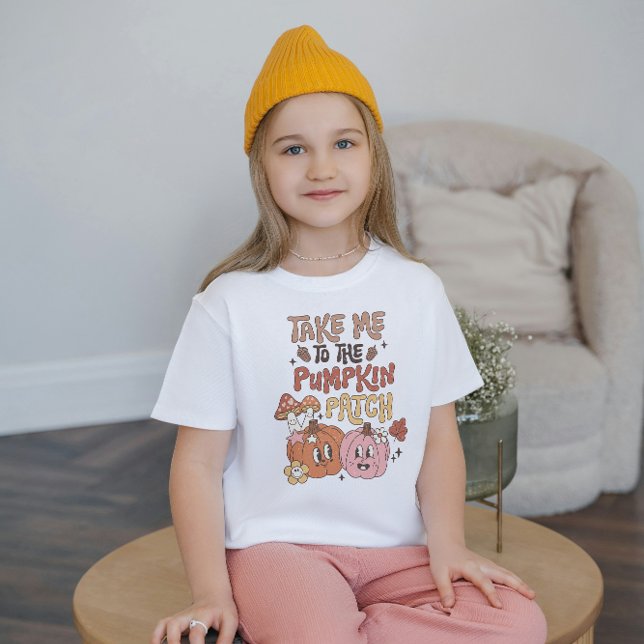 Take Me To The Pumpkin Patch, Fall Vibes Kids T-Shirt (Creator Uploaded)