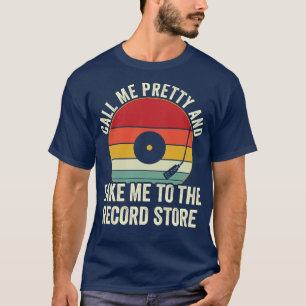 Take Me To The Record Store Funny Vinyl Collector  T-Shirt