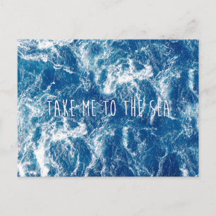 Take me to the sea postcard