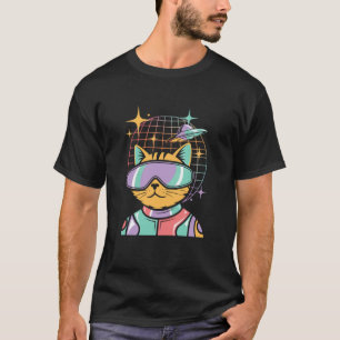 Take Me to Your Litter Funny Cat UFO Alien Space M T-Shirt