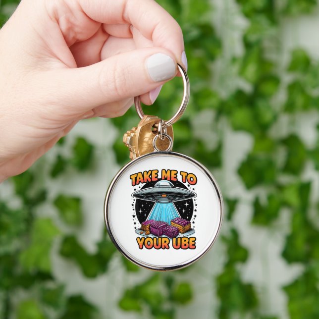 Take Me to Your Ube  Key Ring (Hand)