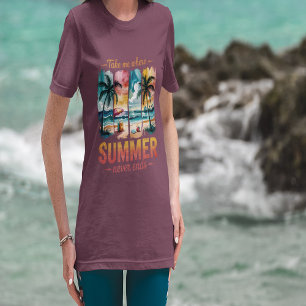 Take Me Where Summer Never Ends Tri-Blend Shirt