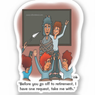 Take Me With Custom Cut Sticker