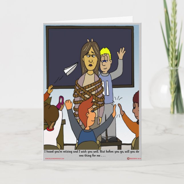 Take me with-Retirement Card (Front)