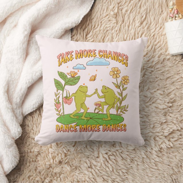 Take More Chances, Dance More Dances Cushion (Blanket)