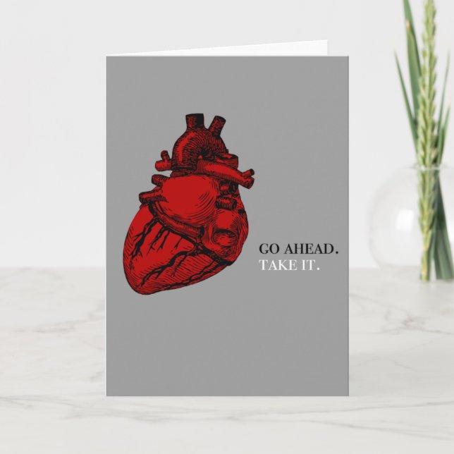Take My Heart card (Front)