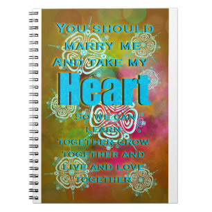Take my heart notebook