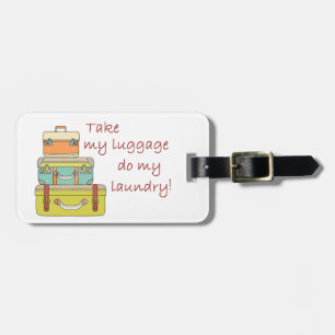 Take my luggage tag