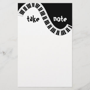 "Take Note" Musical Stationery