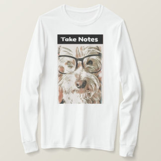 Take Notes Westie Long-Sleeve Shirt
