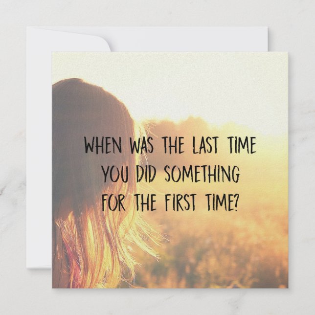 TAKE ONE 5.25 x 5.25 card (Front)