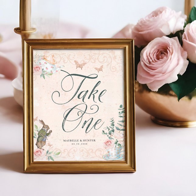 Take One Alice In Wonderland  Poster (Take One Alice In Wonderland Poster)