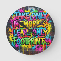 Take Only Memories Leave Only Footprints Graffiti
