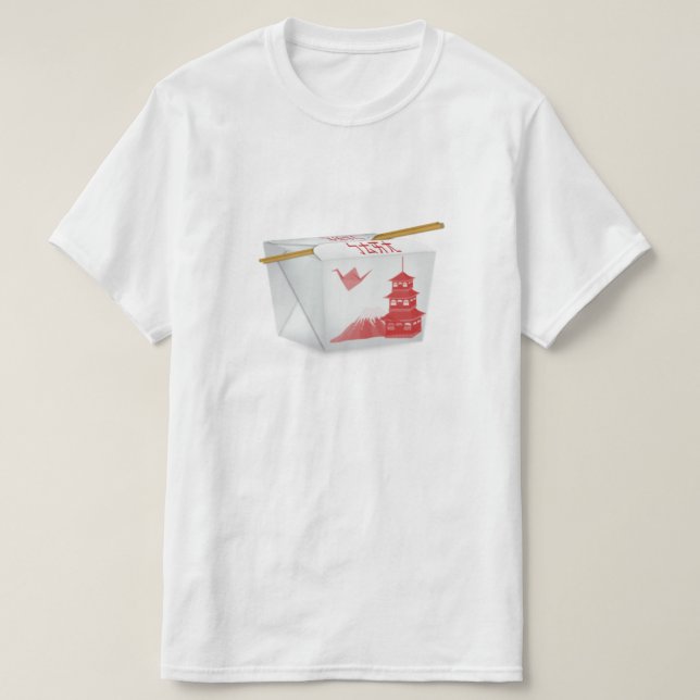 Take out chinese food t shirt (Design Front)