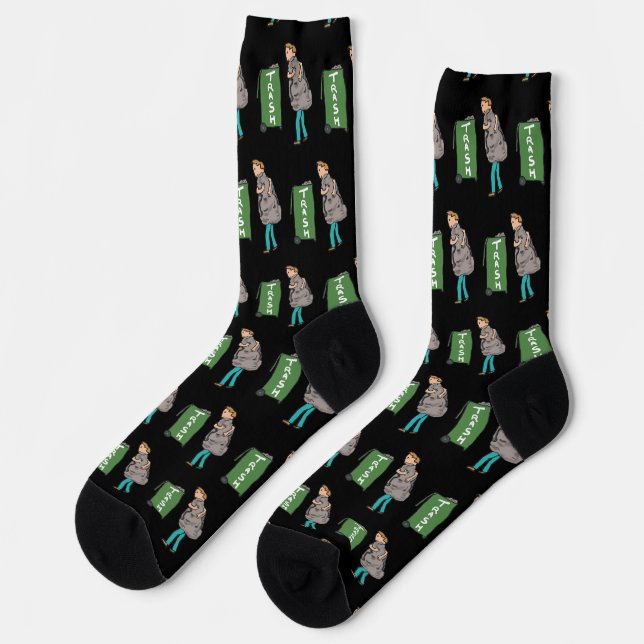 Take Out The Trash Socks (Left)