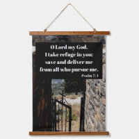 Take Refuge In God Psalm 7:1 Bible Verse