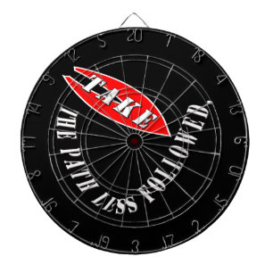 Take the path less followed dartboard